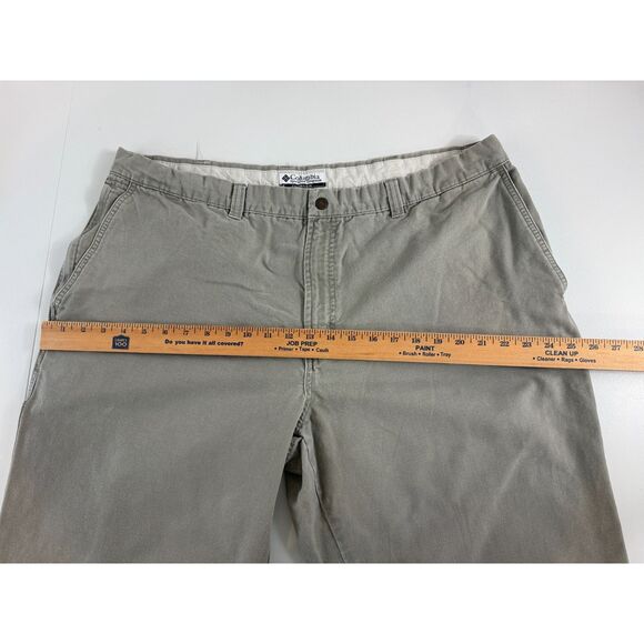 Columbia Men's Gray Cotton Canvas Utility Workwear Hiking Pants Size 40 x 30 - Picture 7 of 11